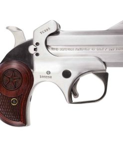 Bond Arms Texas Defender 357 Magnum 3in Stainless Steel Pistol – 2 Rounds