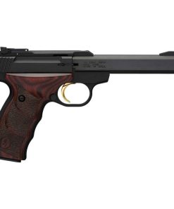 Browning Buck Mark Plus UDX 22 Long Rifle 5.5in Black/Rosewood Pistol – 10+1 Rounds – California Compliant