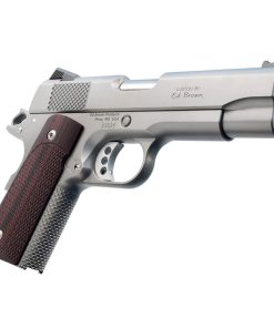 Ed Brown 18 CCO 45 Auto (ACP) 4.25in Stainless/Brown Pistol – 7+1 Rounds