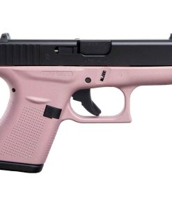 Glock 42 Pink 380 Auto (ACP) 3.26in Elite Black Pistol – 6+1 Rounds