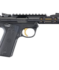 Ruger Mark IV 22/45 Lite 22 Long Rifle 4.4in Black Pistol – 10+1 Rounds