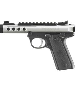 Ruger Mark IV 22/45 Lite 22 Long Rifle 4.4in Clear Anodized Aluminum Pistol – 10+1 Rounds
