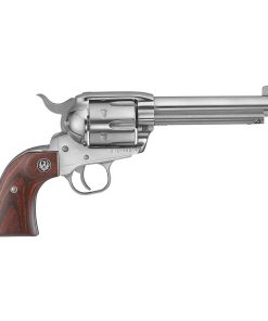Ruger Vaquero 357 Magnum 4.62in High Gloss Stainless Revolver – 6 Rounds