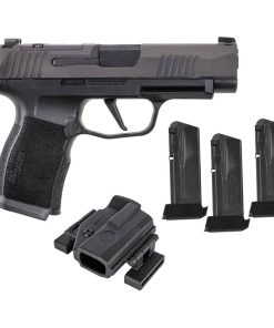 Sig Sauer P365XL TacPac 9mm Luger 3.7in Blackened Steel Pistol – 12+1 Rounds