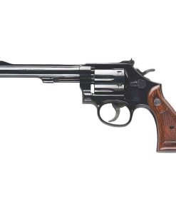 Smith & Wesson Model 17 Masterpiece 22 Long Rifle 6in Blued Revolver – 6 Rounds