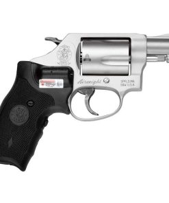Smith & Wesson Model 637 Airweight w/Crimson Trace Lasergrip 38 Special 1.88in Matte Silver/Black Revolver – 5 Rounds