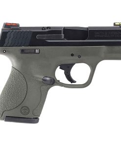 Smith & Wesson M&P 9 Shield Hi Viz 9mm Luger 3.1in OD Green Cerakote Pistol – 8+1 Rounds – California Compliant