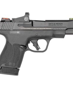 Smith & Wesson M&P 9 Shield Plus 9mm Luger 4in Crimson Trace Red Dot Black Armornite Pistol – 13+1 Rounds