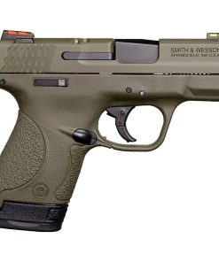 Smith & Wesson Shield 9mm Luger 3.1in OD Green Cerakote Pistol – 8+1 Rounds