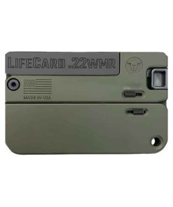 Trailblazer LifeCard 22 WMR (22 Mag) 2.5in OD Green Break Action Pistol – 1 Round